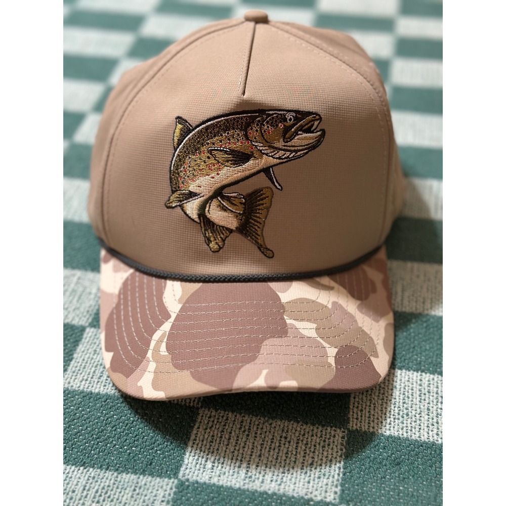 Paramount Outdoors Brown Trout Rope Cap SnapBack Hat
